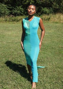 Aqua Dress